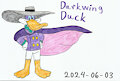 My drawing of Darkwing Duck 2024