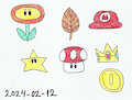 Super Mario Items by KatarinaTheCat18