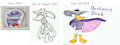 Darkwing Duck Art Evolution by KatarinaTheCat18