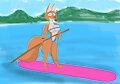 Standup paddle boarding by RGAnimate