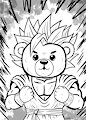 Super Sayian Teddy by wielder13