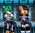 Clove & Nicole In The Drop Ship Of Doom! (Commissiom) by Tho6Who4