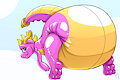 Big Spyro diaper butt by KASTMI