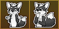 New cute stickers for Miki Wolf !