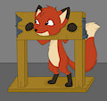 Rita The Fox Trapped In A Pillory (Commission)