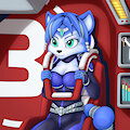 Krystal is Blasting off Again (Commission)