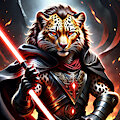 Cheetah Warrior With Lightsaber by Nonce