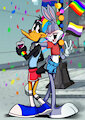 Bugs & Daffy do pride