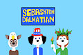 Sebashton Dalmatian Group (4th of July)