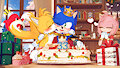 Sonic's 33rd birthday --Surface -2024 by StarDreamOSX