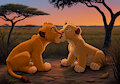 [AI] Simba and Nala kiss for the first time