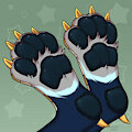 Wolf Dragon Paws (Plantigrade)