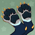 Wolf Dragon Paws (Digitigrade)