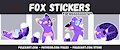 Fox Stickers