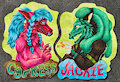 Cypress & Jackie Conjoined badge by Wolico