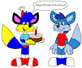 Alex says happy birthday to Anthonitecus (done by ToonlandianFox2002) by AnthonitecusWolff