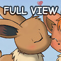 [Fanart] Eevee x Vulpix by Veemonsito