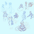 Cat Girl Sketches 24-06-26