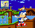 Sonic with Himself's Hat and Belt