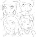 Sketch of the fam by Robyn2827