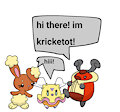 Kricketot meets buneary and flittle by Bunearylover123