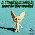 Finnick WiP Model Announcement -animated- by RasterRaccoon