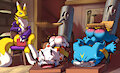 Commission - Digimon spank