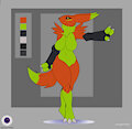 Acid Orange Renamon Adopt-OPEN