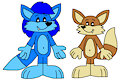 Anthonitecus and Astraligor in Smiling Critters style (by ToonlandianFox2002)