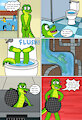 Croc and the pool escape by BearsFlush