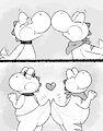 Mark My Calendar: Kissing Day Yoshis