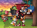 Sonic's Birthday Piñata is He (Commission) by EmperorCharm