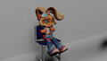 Coco Bandicoot In The Space Pod [3D] by Tho6Who4