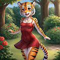 tight tiger by cowfurmania