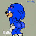 Sonic moviendose. by BANANAPOP