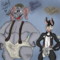 Elmer Elephant & Darrin Donkey