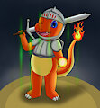 Charmander knight by ItsBathTime