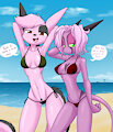 Girls of Summer: Vi and Namah by sandwichanomaly