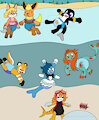 Summer Ocean Swim -By RitaTheWoodpecker-