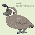 Quail Daily Character - Quail (The Simpsons)