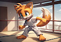 Tails doing karate by ManOfTheWest