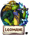 Leomane '24 Con-Badge Magicpunk artificer by Leomane