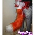 Natural Fox Ears and Tail Set by wigglezwagz
