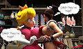 Peach Vs Mai Shiranui (remastered) by SuperKyo