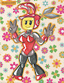 BG: Rose Bunny Suit to Newty