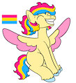 Pansexual Pride Adoptable by whimsicalseraph