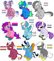 Pride Grid Adopts by whimsicalseraph