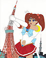 Giga Starburst Breaks Tokyo Tower by MasterofRa