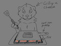 "Grill me a cheese..." by misterpickleman