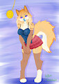 Hipnotised wolf-husky-girl